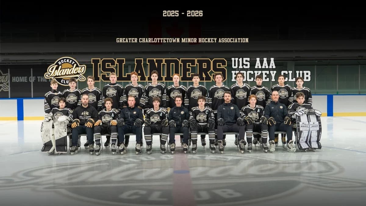 U15 AAA Charlottetown Islanders team photo